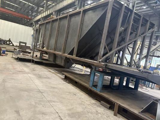 acheter 20-80 m3 capacity railway bogie frame shot blasted to SA 2.5 standard for railway cargo transportation online manufacture