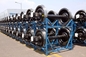 45 roues à flasque simples en acier de rail, roues en acier de chemin de fer pour l'ODM de mesure de 900mm