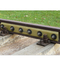 Ferroviaire en acier éclisse pour le type rail de T de guide avec 4 trous 6 trous