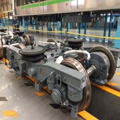 Types de bogies ferroviaires certifiés ISO9001 avec revêtement en poudre de diatomite et construction durable
