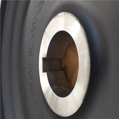 Roues en acier forgées de train, roues de voiture de rail de 610mm pour l'ODM de véhicules de rail de ballast