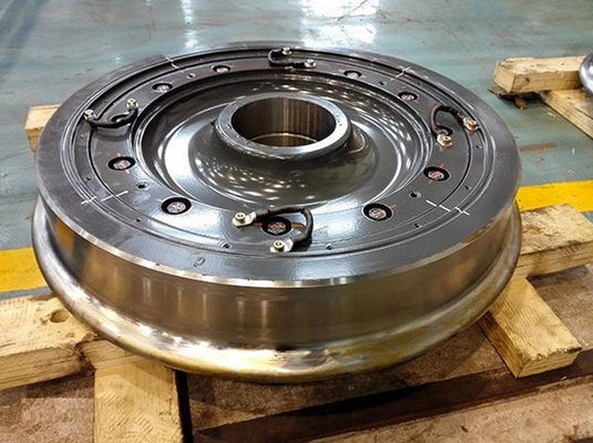 Roues résilientes légères urbaines de véhicule de rail 700mm pour la vitesse de rail sous 110km/H