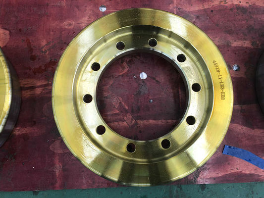le rail en acier d'OEM de roue de voiture d'extraction d'ensemble de la Chine de rail d'exportateurs en acier ferroviaires de roues roule les roues en acier de rail 450mm