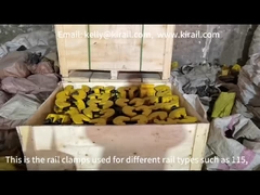 Clampes à rails de type Pandrol, clampes isolantes forgées