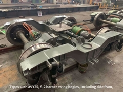 Processus de soudage des bogies des wagons