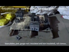 stockage et emballage de la plateforme ferroviaire