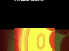 Processus de production des roues de rail en acier