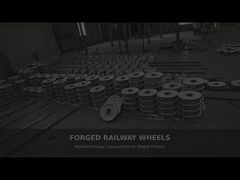 Roues, essieux, essieux ferroviaires frgés, chariots ferroviaires et composants ferroviaires personnalisés